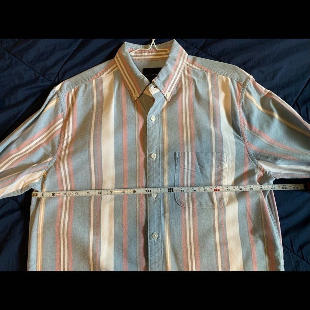 American Eagle Mens Button Down - Medium Tall